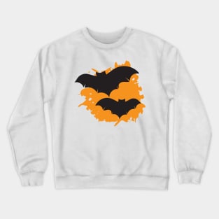 Flying Vampire Bats Crewneck Sweatshirt